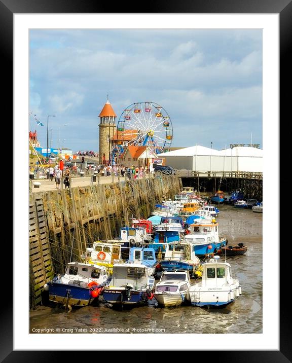 Scarborough Harbour Framed Mounted Print by Craig Yates