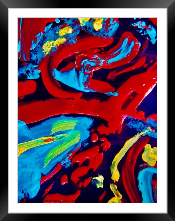 Abstract 270 Framed Mounted Print by Stephanie Moore