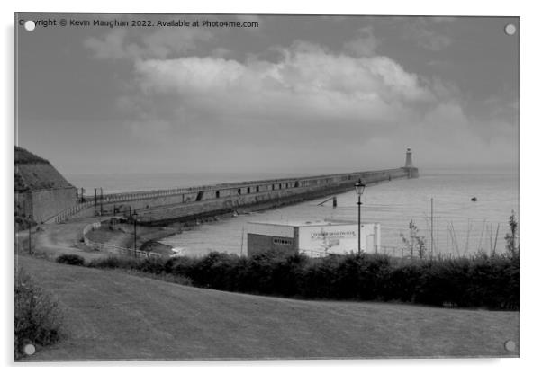 Majestic Tynemouth Lighthouse Acrylic by Kevin Maughan