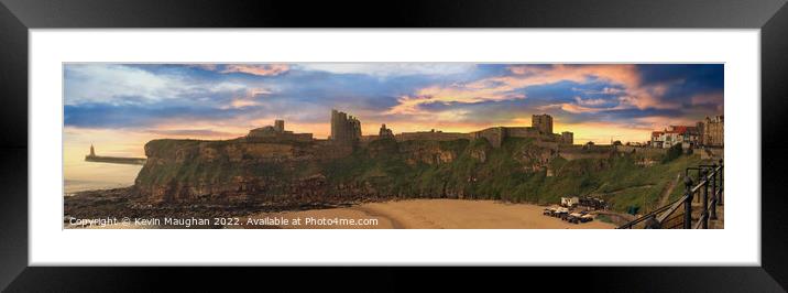 A Majestic Fortress by the Sea Framed Mounted Print by Kevin Maughan