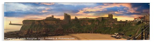 A Majestic Fortress by the Sea Acrylic by Kevin Maughan