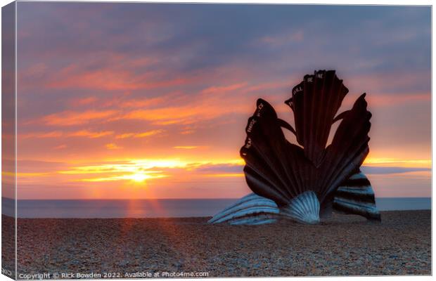 Aldeburgh Sunrise Canvas Print by Rick Bowden