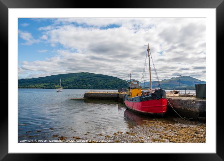 The Vital Spark Inveraray Framed Mounted Print by RJW Images