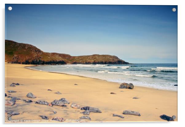 Deserted Traigh Dhail Mhor Acrylic by Kasia Design