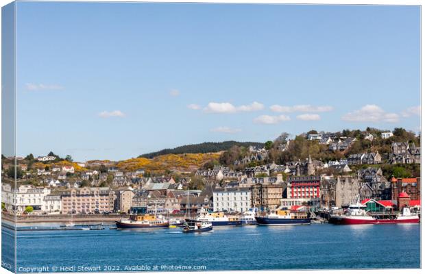 Oban, Scotland Canvas Print by Heidi Stewart