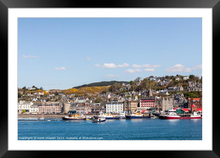 Oban, Scotland Framed Mounted Print by Heidi Stewart