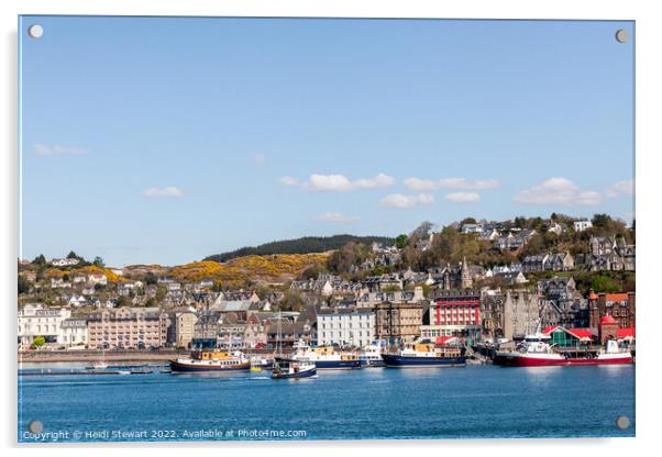 Oban, Scotland Acrylic by Heidi Stewart