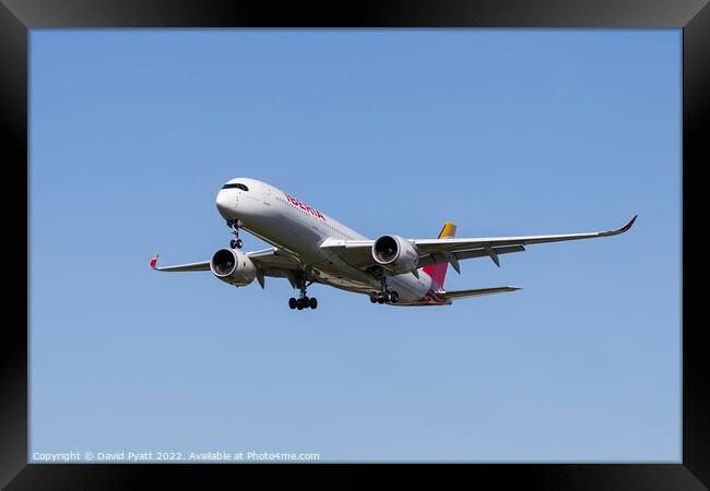 Iberia A350-941 Framed Print by David Pyatt