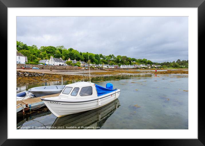 Waterfront at Plockton, Scotland Framed Mounted Print by Graham Prentice