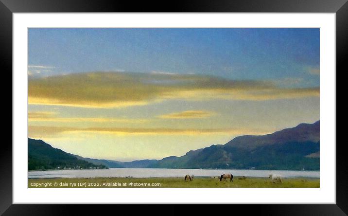 5 SISTERS -kintail-scotland    Framed Mounted Print by dale rys (LP)