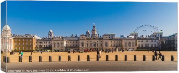 Horse Guards Parade Canvas Print by Margaret Ryan