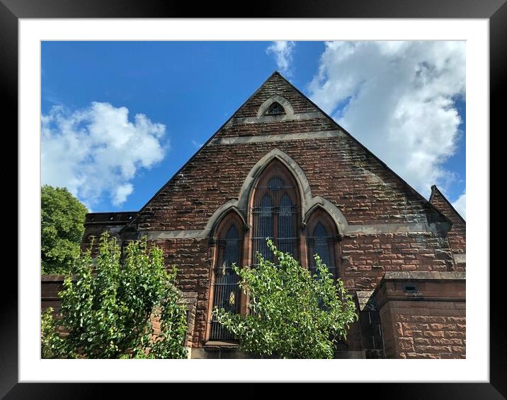 Building church Framed Mounted Print by Paddy 