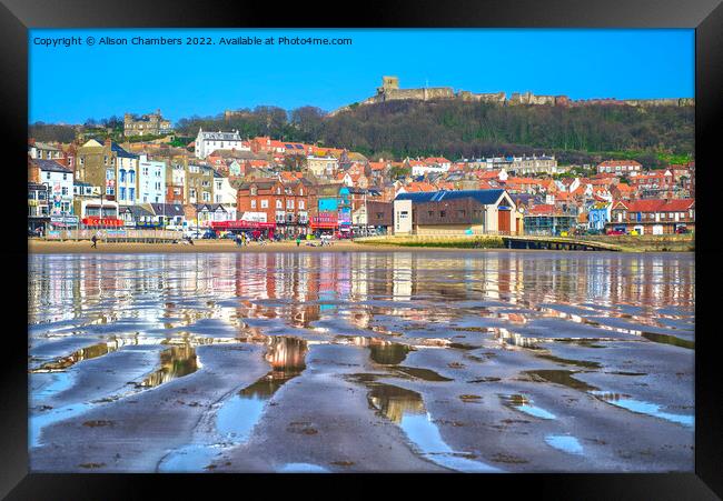 Scarborough Beach Framed Print by Alison Chambers