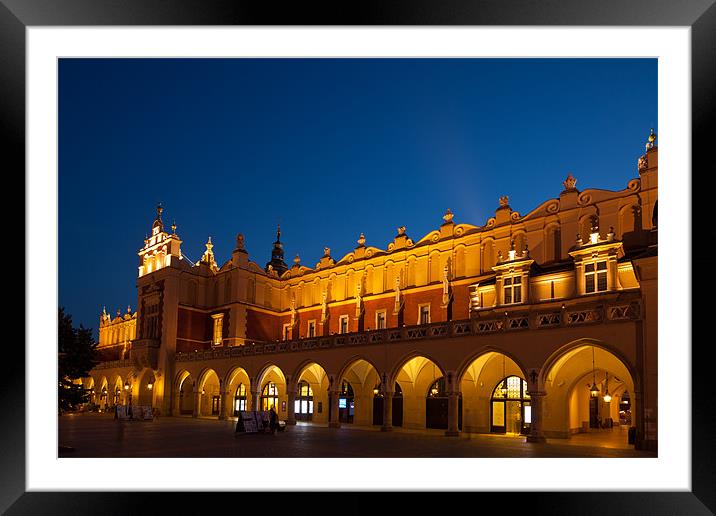 Old market hall in Cracow Framed Mounted Print by Thomas Schaeffer