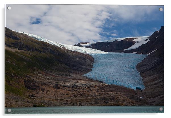 Svartisen Glacier Acrylic by Thomas Schaeffer