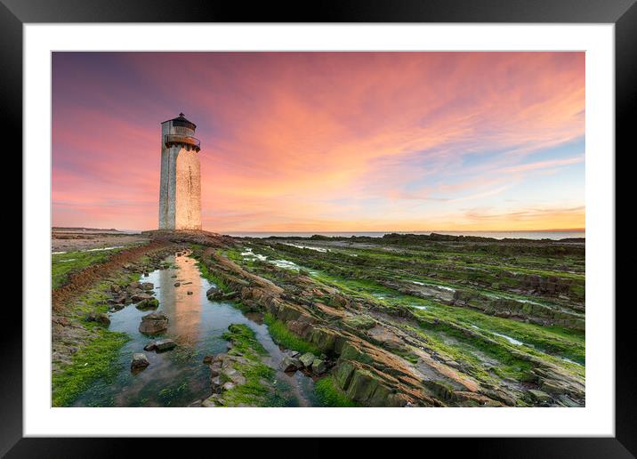 Sunrise at Southerness Framed Mounted Print by Helen Hotson