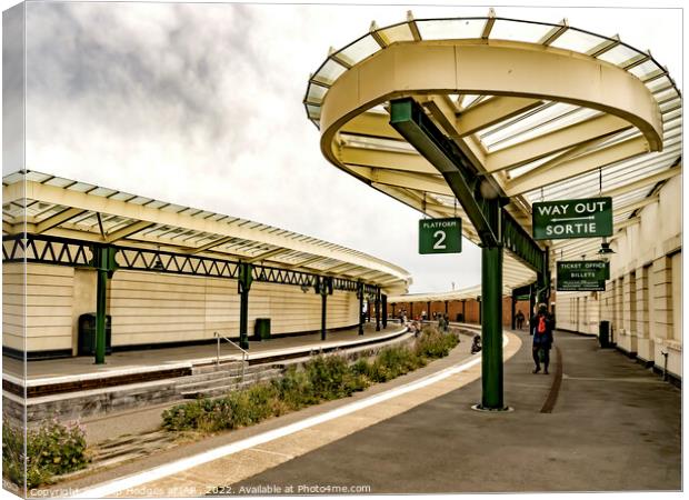 Folkstone Station Canvas Print by Philip Hodges aFIAP ,