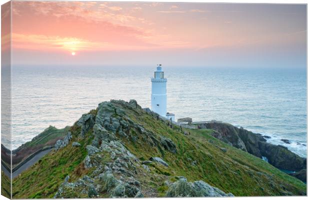 Sunrise at Start Point Canvas Print by Helen Hotson