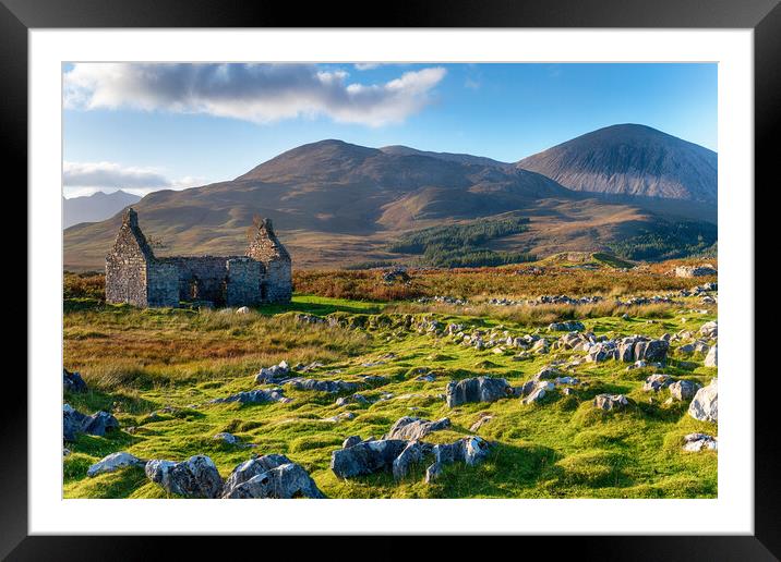 The old manse at Kilchrist Framed Mounted Print by Helen Hotson