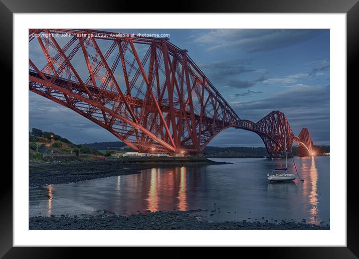 A Fiery Red Span Framed Mounted Print by John Hastings