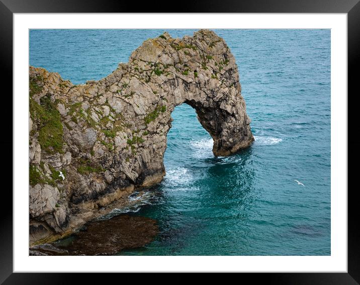 Durdle door  Framed Mounted Print by christian maltby