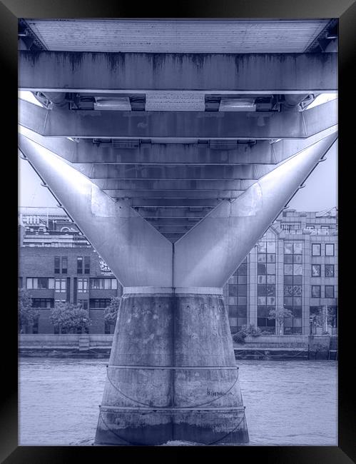 Millennium Bridge Framed Print by David French