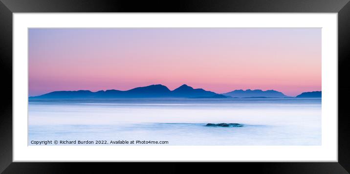 Sunrise Over The Islands Framed Mounted Print by Richard Burdon