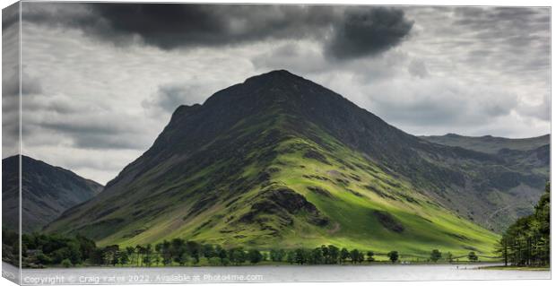 Fleetwith Pike Buttermere Canvas Print by Craig Yates