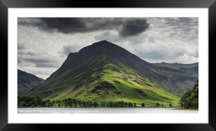 Fleetwith Pike Buttermere Framed Mounted Print by Craig Yates