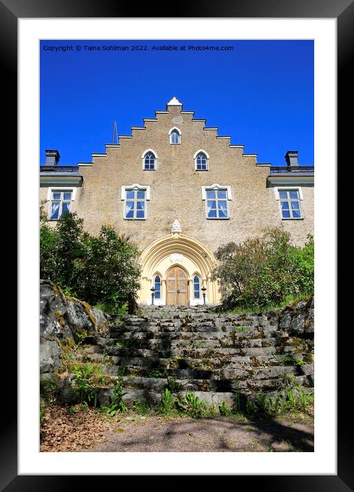 Suitia Manor Castle, Entrance Framed Mounted Print by Taina Sohlman