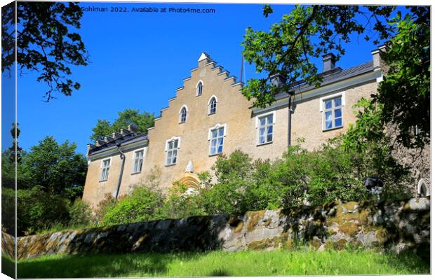 Suitia Manor Castle, Siuntio Finland Canvas Print by Taina Sohlman