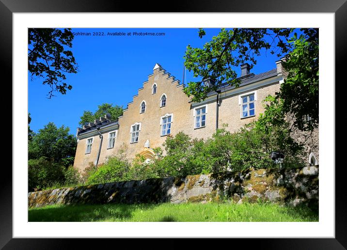 Suitia Manor Castle, Siuntio Finland Framed Mounted Print by Taina Sohlman