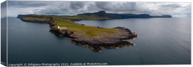 Neist Point Panorama Canvas Print by DiFigiano Photography