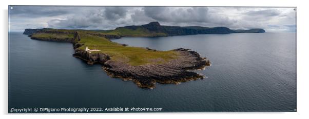 Neist Point Panorama Acrylic by DiFigiano Photography