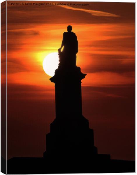 Lord Collingwood Monument (A Different View) Canvas Print by Kevin Maughan