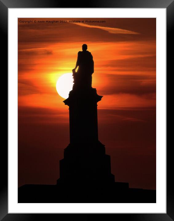 Lord Collingwood Monument (A Different View) Framed Mounted Print by Kevin Maughan