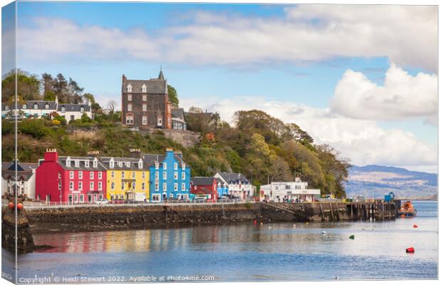 Tobermory, Isle of Mull Canvas Print by Heidi Stewart