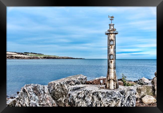 Lighthouse Stonehaven Framed Print by Valerie Paterson
