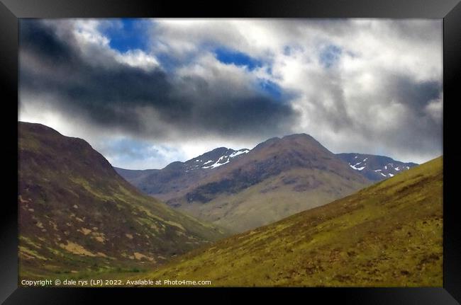 5 SISTERS -kintail-scotland     Framed Print by dale rys (LP)