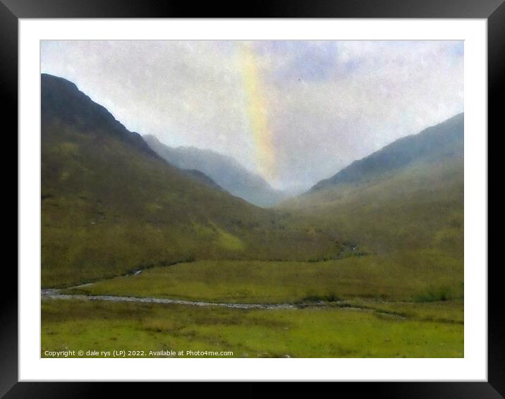 WHERE'S MY POT OF GOLD?  5 SISTERS -kintail-scotla Framed Mounted Print by dale rys (LP)
