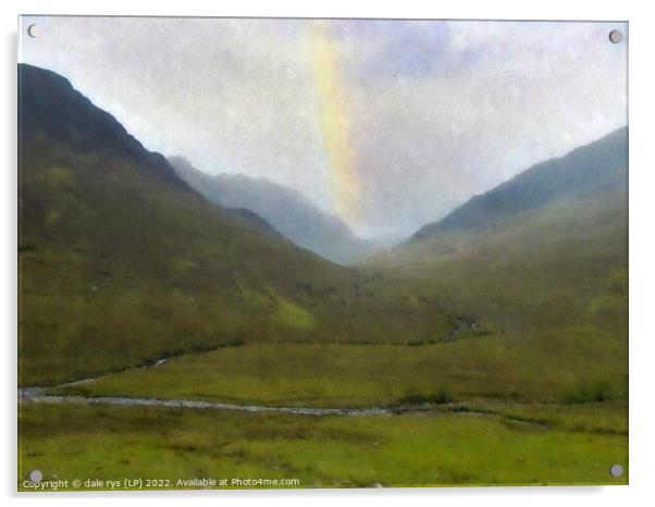 WHERE'S MY POT OF GOLD?  5 SISTERS -kintail-scotla Acrylic by dale rys (LP)