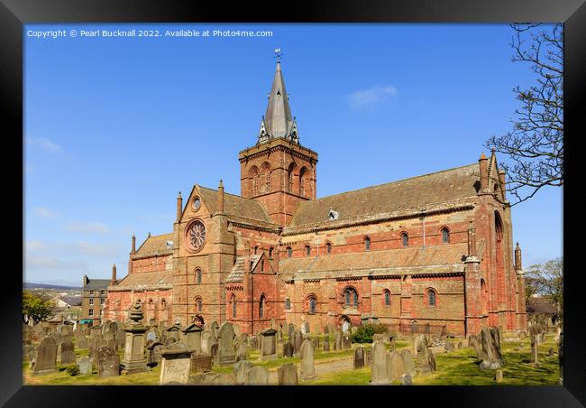 St Magnus Cathedral, Kirkwall, Orkney Isles Framed Print by Pearl Bucknall