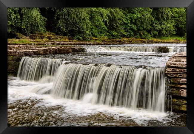 Aysgarth Falls Framed Print by Roger Green