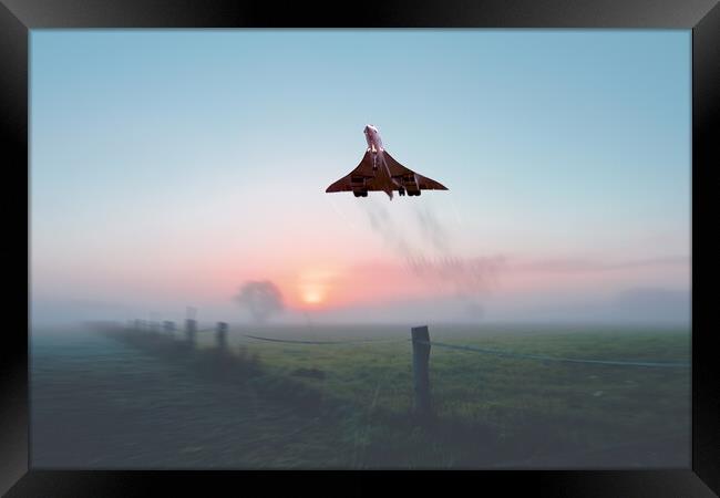 Concorde Departure Framed Print by J Biggadike