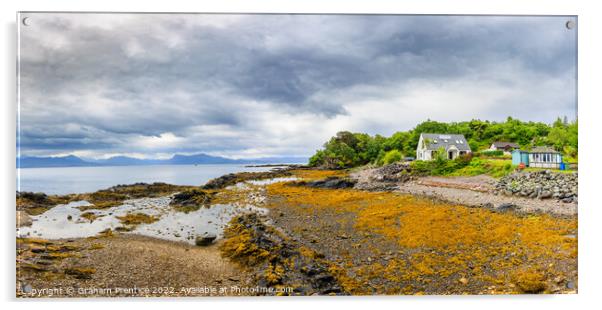 Armadale Sleat Coastline, Isle of Skye, Scotland Acrylic by Graham Prentice