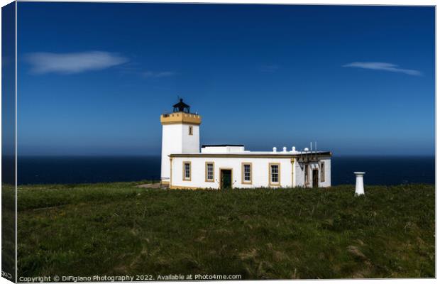 Duncansby Head Lighthouse Canvas Print by DiFigiano Photography