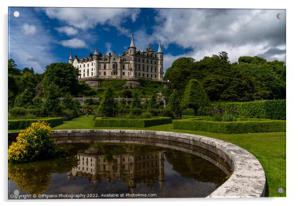 Dunrobin Castle Acrylic by DiFigiano Photography