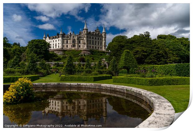Dunrobin Castle Print by DiFigiano Photography