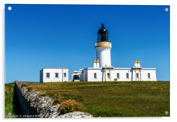 Noss Head Lighthouse Acrylic by DiFigiano Photography