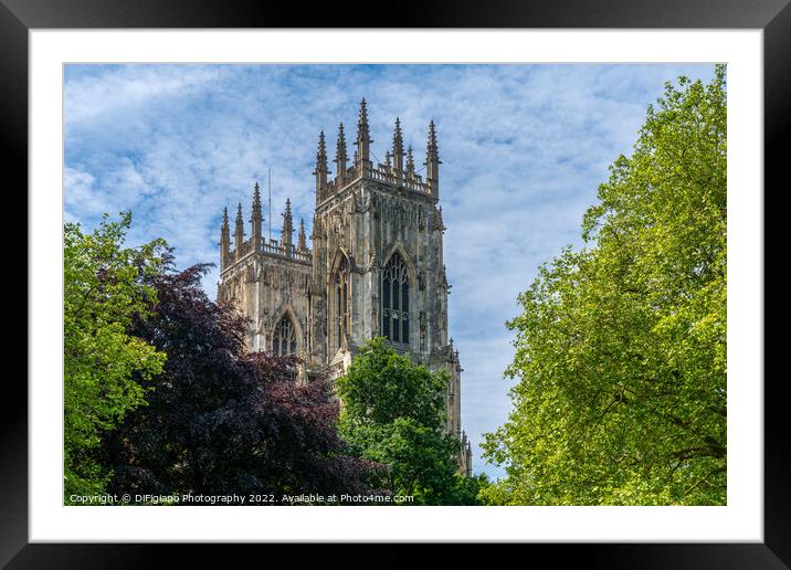 York Minster Framed Mounted Print by DiFigiano Photography